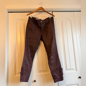 Anthropology Pilcro script coated high rise jeans size 31